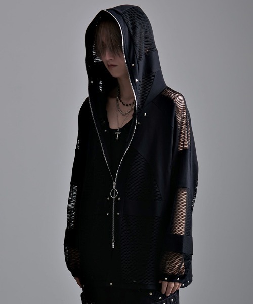 ililil/イルイルイル』【Chainmail】リブ切り替えメッシュ