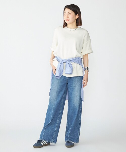 SHIPS(シップス)の「SHIPS: ベーシック ワッフル ショートスリーブ(Tシャツ/カットソー・メンズ・グレー/ピンク/ホワイト/ライトブルー・X-LARGE/LARGE/MEDIUM/SMALL)」の16枚目の写真