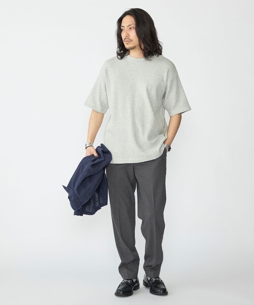 SHIPS(シップス)の「SHIPS: ベーシック ワッフル ショートスリーブ(Tシャツ/カットソー・メンズ・グレー/ピンク/ホワイト/ライトブルー・X-LARGE/LARGE/MEDIUM/SMALL)」の17枚目の写真