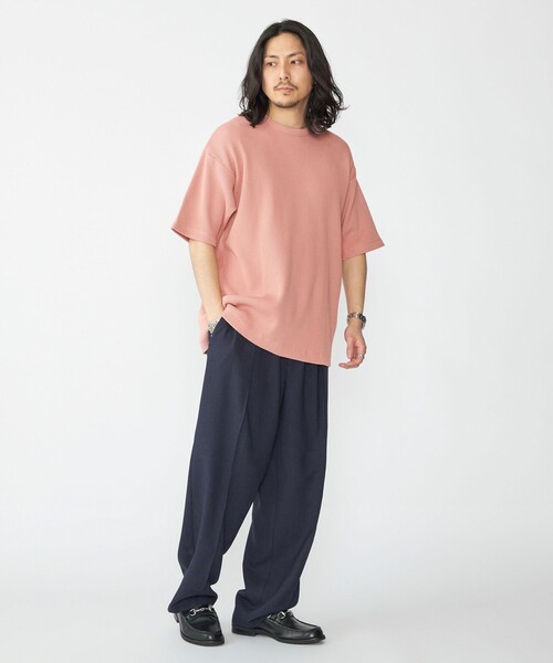SHIPS(シップス)の「SHIPS: ベーシック ワッフル ショートスリーブ(Tシャツ/カットソー・メンズ・グレー/ピンク/ホワイト/ライトブルー・X-LARGE/LARGE/MEDIUM/SMALL)」の18枚目の写真
