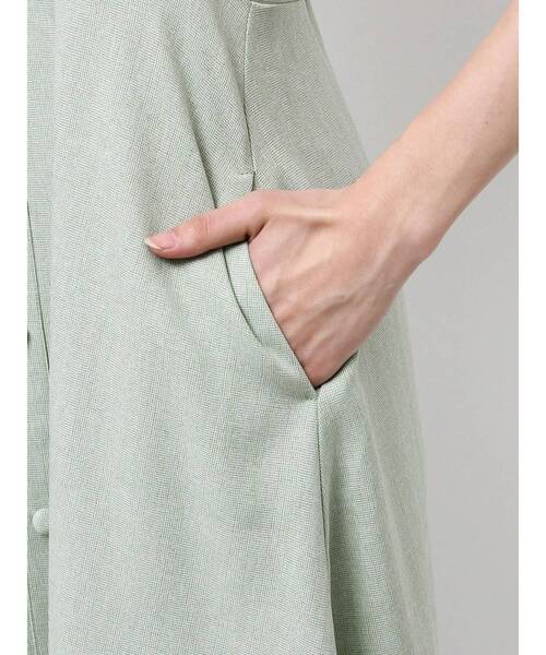 EATME(イートミー)の「テーラードカラーカットアウトワンピース(ワンピース・レディース・グリーン/イエロー/アイボリー・MEDIUM/SMALL)」の17枚目の写真