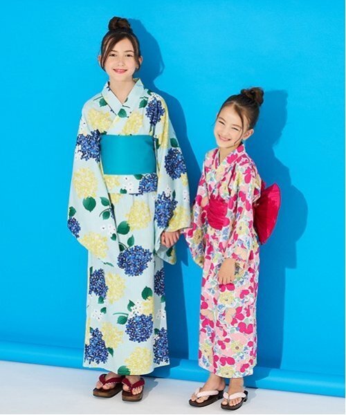 【新品】kate spade kids ヴァイ二ーローズ 浴衣 140 花柄 紺 ガールズ ヴァイニーローズ浴衣(140cm 紺): ジュニア - ナルミヤ