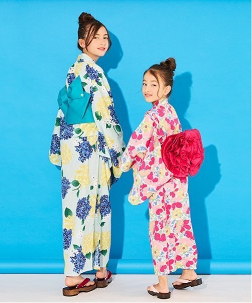 ガールズ ペインタリーハイドレンジア浴衣（浴衣）｜kate spade