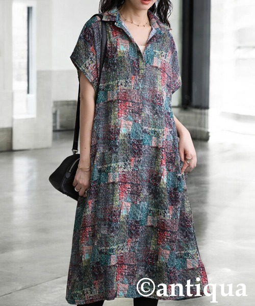 Audire ワンピース ANAオリジナル＞ANA meets Audire 7days wrap dress （Blue）／S