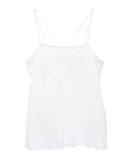 SOFFITTO（ソフィット）の「インド綿タックフレアーキャミブラウス（シャツ/ブラウス・レディース・ホワイト/ブラック/ミント・FREE）」の14枚目の写真