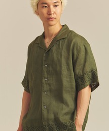 JACKROSE（ジャックローズ）の「BAYCANT ﾘﾈﾝ100% ｵｰﾌﾟﾝｶﾗｰSSｼｬﾂ（シャツ/ブラウス）」