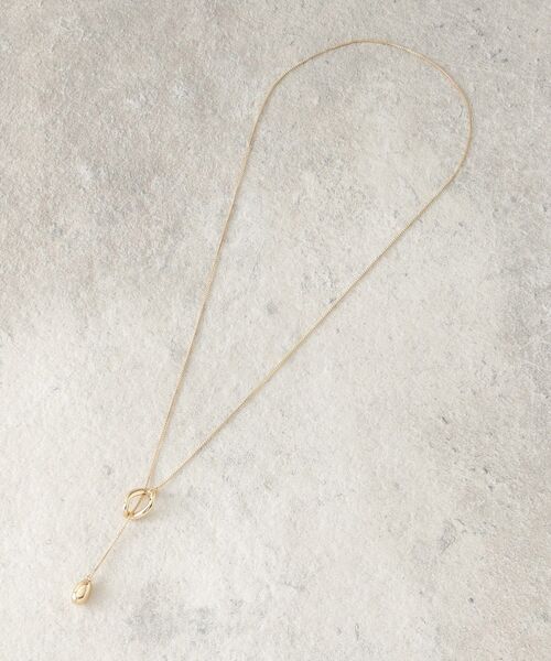 OPAQUE.CLIP(オペークドットクリップ)の「Y字リングスライドネックレス(ネックレス・レディース・シルバー/ゴールド・00)」の4枚目の写真