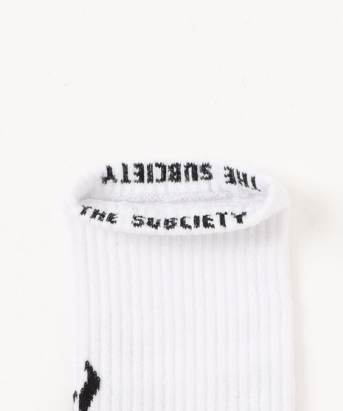 Subciety（サブサエティ）の「Fire socks（ソックス/靴下・メンズ・レッド/ホワイト・FREE）」の19枚目の写真
