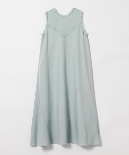 EMMEL REFINES（エメルリファインズ）の「＜EMMEL REFINES＞EM フリンジステッチ ノースリーブ ワンピース（ワンピース・レディース・ブラック/ライトブルー・M/S）」の14枚目の写真