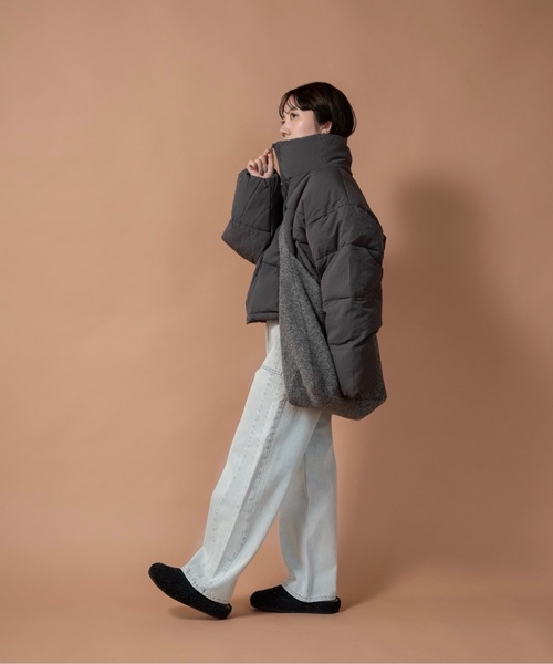 lawgy（ラウジー）の「nuance wave lawgy patch denim / ニュアンスウェーブlawgyパッチデニム（デニムパンツ・レディース・サックスブルー/ホワイト/ブラウン・FREE/SMALL）」の14枚目の写真