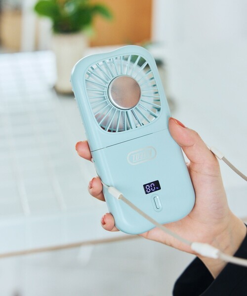 Toffy（トフィー）の「Toffy/トフィー 折りたたみひんやりファン（生活家電・レディース・ブルーグリーン/ホワイト・ONE SIZE）」の16枚目の写真