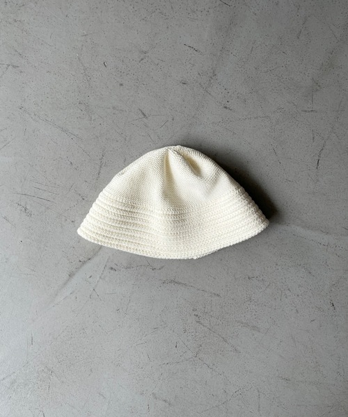Bocodeco（ボコデコ）の「凹凸(bocodeco) P/c knit sailor hat（ハット・メンズ・ホワイト/ブラック/ネイビー・FREE）」の2枚目の写真