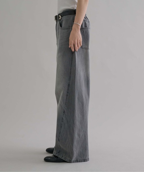 epnok（エプノック）の「ビンテージライクワイドデニムパンツ（デニムパンツ・メンズ・ダークブラック/グレー/インディゴブルー/ライトブルー/ブラック/ブルー系その他・MEDIUM/LARGE/SMALL）」の13枚目の写真