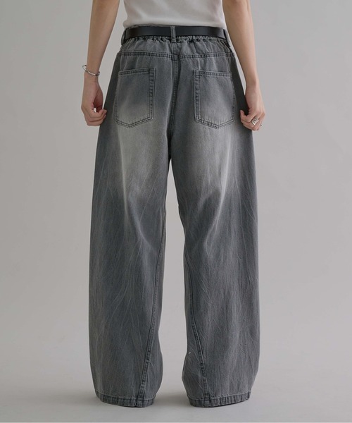 epnok（エプノック）の「ビンテージライクワイドデニムパンツ（デニムパンツ・メンズ・ダークブラック/グレー/インディゴブルー/ライトブルー/ブラック/ブルー系その他・MEDIUM/LARGE/SMALL）」の14枚目の写真