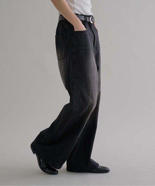 epnok（エプノック）の「ビンテージライクワイドデニムパンツ（デニムパンツ・メンズ・ダークブラック/グレー/インディゴブルー/ライトブルー/ブラック/ブルー系その他・MEDIUM/LARGE/SMALL）」の7枚目の写真