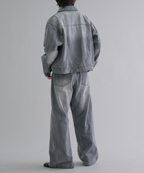 セール】ビンテージライクワイドデニムパンツ（デニムパンツ）｜epnok