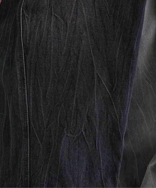 epnok（エプノック）の「ビンテージライクワイドデニムパンツ（デニムパンツ・メンズ・ダークブラック/グレー/インディゴブルー/ライトブルー/ブラック/ブルー系その他・MEDIUM/LARGE/SMALL）」の10枚目の写真