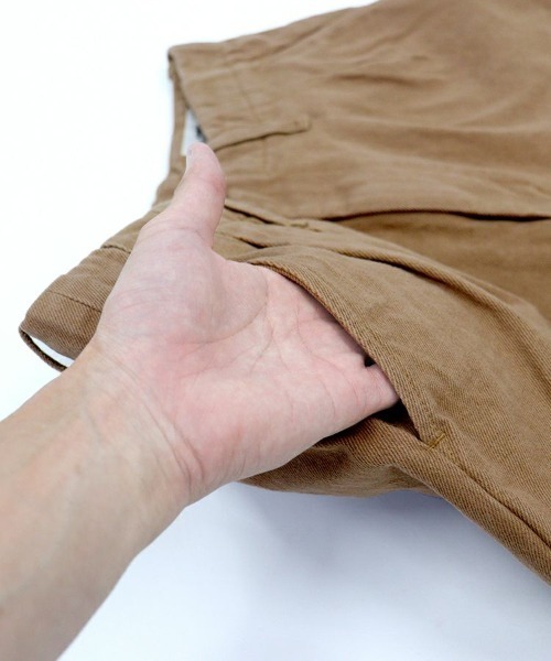 alvana（アルヴァナ）の「【alvana】NATURAL TWILL SHORT PANTS / ブラウン [ALV-90（その他パンツ・メンズ・ブラウン・3/2）」の9枚目の写真