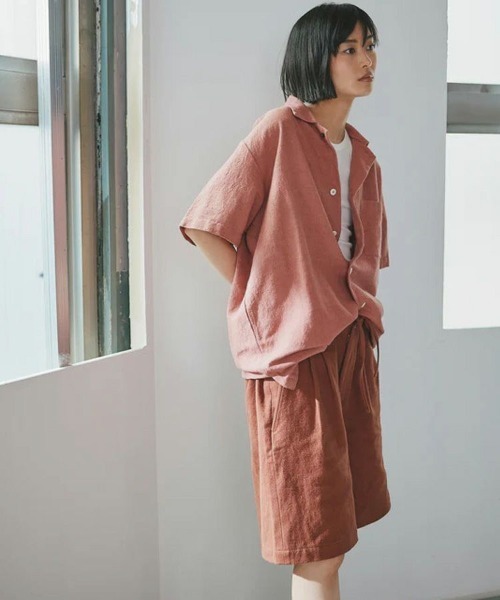 alvana（アルヴァナ）の「【alvana】NATURAL TWILL SHORT PANTS / ブラウン [ALV-90（その他パンツ・メンズ・ブラウン・3/2）」の10枚目の写真