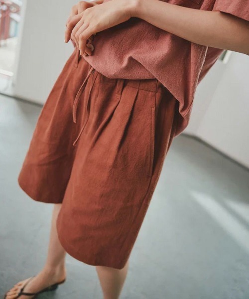alvana（アルヴァナ）の「【alvana】NATURAL TWILL SHORT PANTS / ブラウン [ALV-90（その他パンツ・メンズ・ブラウン・3/2）」の11枚目の写真