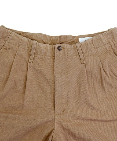 alvana（アルヴァナ）の「【alvana】NATURAL TWILL SHORT PANTS / ブラウン [ALV-90（その他パンツ・メンズ・ブラウン・3/2）」の4枚目の写真