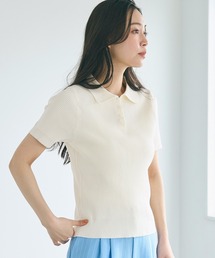 【WEB限定セール】ポロニットトップス
