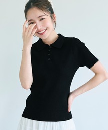 【WEB限定セール】ポロニットトップス