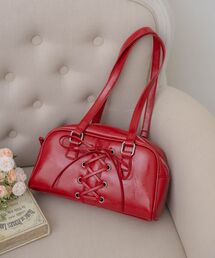 ems excite | レースアップボストン(ショルダーバッグ)