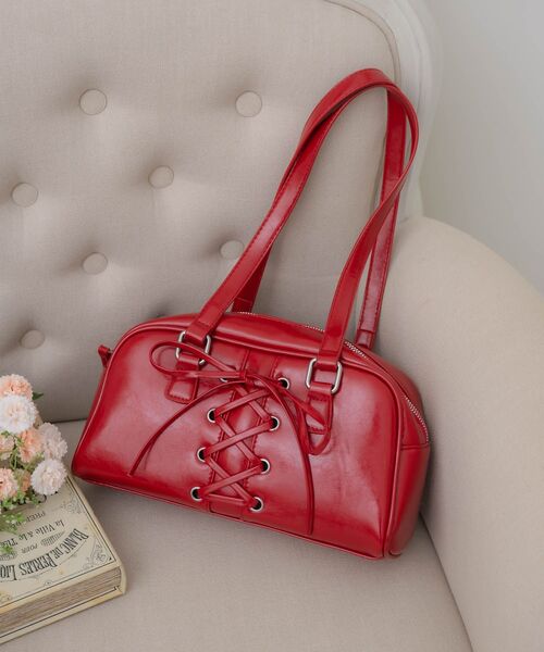 新品未使用　エムスール　バッグ M.U.L. MUL023 Basket tote Msize メッシュ型押し ライン有り