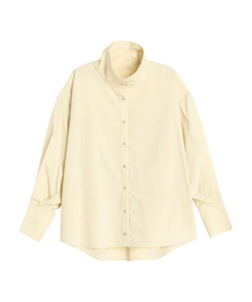 ELENDEEK（エレンディーク）の「ラッシュガードシャツブルゾン【撥水/UVカット】（ブルゾン・レディース・オフホワイト/イエロー/ブラック・FREE）」の4枚目の写真