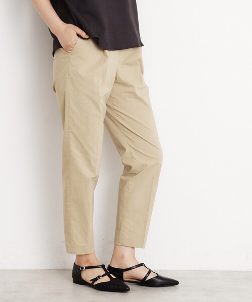 THE SHOP TK （ザ ショップ ティーケー ）の「【XS-XLサイズ/美シルエット】ハイパーストレッチテーパードパンツ/接触冷感/洗える（その他パンツ・レディース・ベージュ/ブルー系その他/ブラック/グレー・10/11/12/13/14）」の16枚目の写真