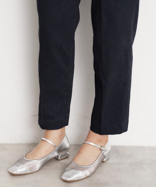 THE SHOP TK （ザ ショップ ティーケー ）の「【XS-XLサイズ/美シルエット】ハイパーストレッチテーパードパンツ/接触冷感/洗える（その他パンツ・レディース・ベージュ/ブルー系その他/ブラック/グレー・10/11/12/13/14）」の7枚目の写真