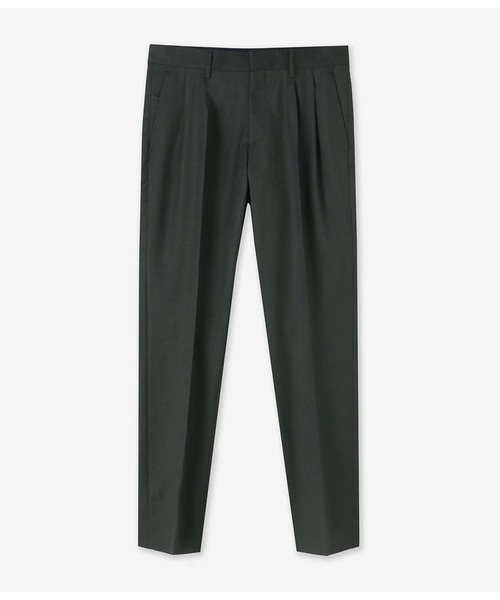 junhashimoto(ジュンハシモト)の「COMFY CLASSIC PANTS(スラックス・メンズ・グリーン/ブラック・3/4/5/2)」の2枚目の写真