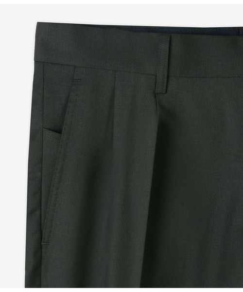 junhashimoto(ジュンハシモト)の「COMFY CLASSIC PANTS(スラックス・メンズ・グリーン/ブラック・3/4/5/2)」の4枚目の写真