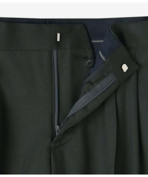 junhashimoto(ジュンハシモト)の「COMFY CLASSIC PANTS(スラックス・メンズ・グリーン/ブラック・3/4/5/2)」の5枚目の写真