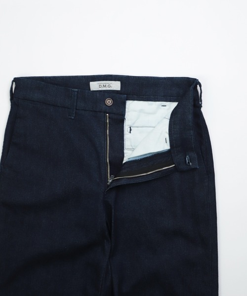 D.M.G.（ドミンゴ）の「[D.M.G / ディーエムジー] ハイストレッチデニム ストレートトラウザー（デニムパンツ・レディース・ワンウォッシュ・L/M/S/SS）」の19枚目の写真