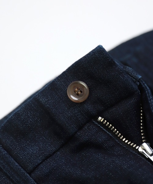 D.M.G.（ドミンゴ）の「[D.M.G / ディーエムジー] ハイストレッチデニム ストレートトラウザー（デニムパンツ・レディース・ワンウォッシュ・L/M/S/SS）」の20枚目の写真