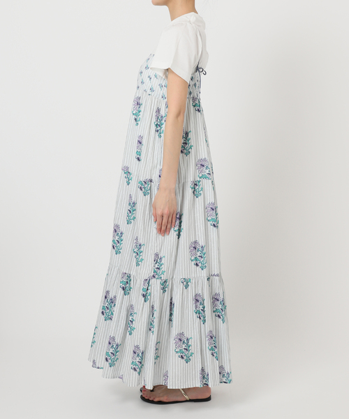 NE QUITTEZ PAS!（ヌキテパ）の「ne Quittez pas / ヌキテパ COTTON JACQUARD LILY PRIN（ワンピース・レディース・グリーン/グレー・FREE）」の15枚目の写真