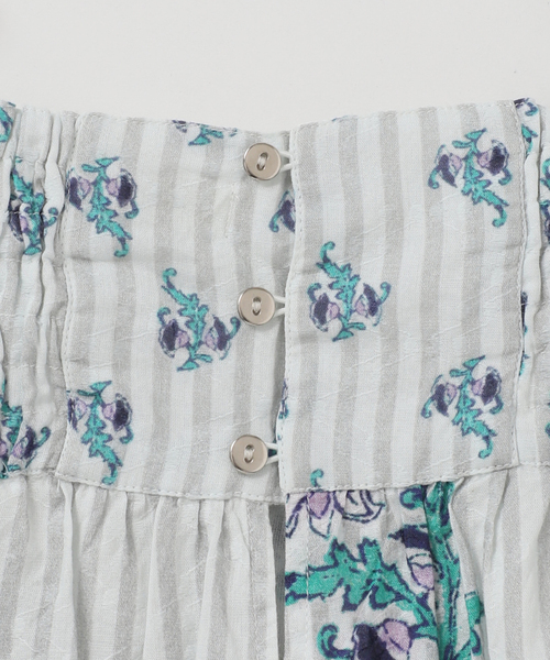 NE QUITTEZ PAS!（ヌキテパ）の「ne Quittez pas / ヌキテパ COTTON JACQUARD LILY PRIN（ワンピース・レディース・グリーン/グレー・FREE）」の20枚目の写真