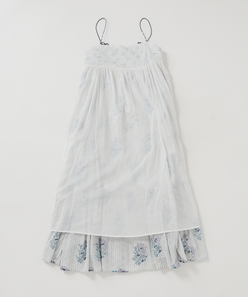 NE QUITTEZ PAS!（ヌキテパ）の「ne Quittez pas / ヌキテパ COTTON JACQUARD LILY PRIN（ワンピース・レディース・グリーン/グレー・FREE）」の21枚目の写真