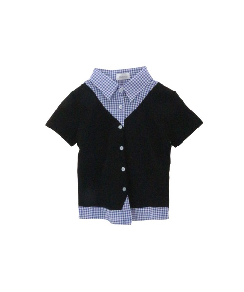 セール】Striped Docking Polo / ストライプドッキングポロ チェック柄
