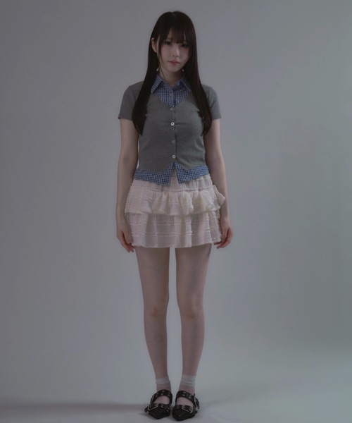 Striped Docking Polo / ストライプドッキングポロ チェック柄