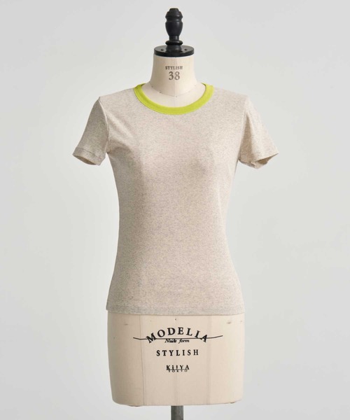 GGG GOOD PEOPLE GOOD STITCHING GOOD PRODUCT グッドピープルグッドスティッチンググッドプロダクト 25SS 日本製 Fade Print Crew-Neck Short-Sleeve T-shirts フェードプリントクルーネックTシャツ 01-01-1530 L ECRU/WHITE 半袖 トップス【中古】【GGG】 GOOD PEOPLE GOOD STITCHING GOOD PRODUCT/グッドピープルグッド