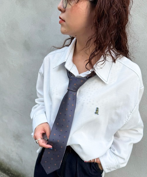 プーさん】ユニセックス ダブル スーツ セットアップ ネクタイシャツ