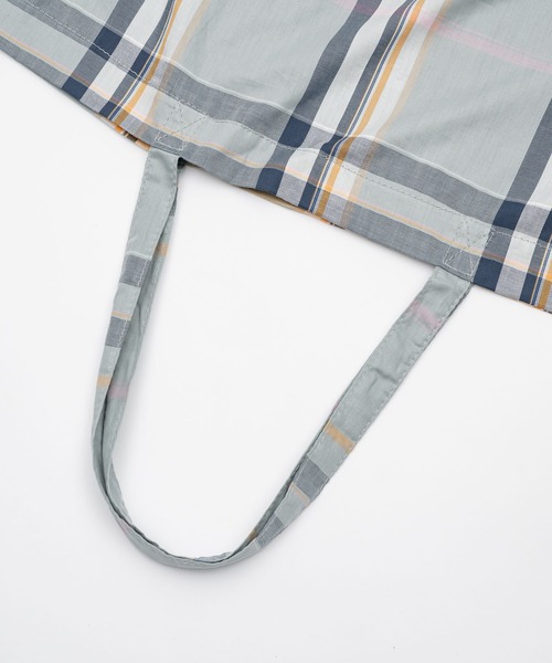 セール】fekete checked big tote bag / feketeロゴチェックビッグ