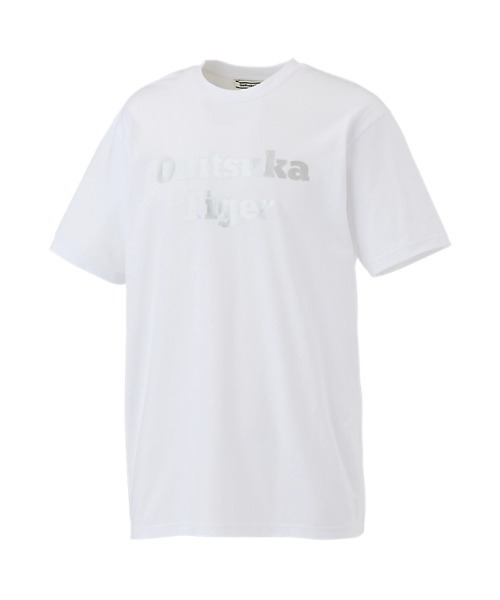 Onitsuka Tiger(オニツカタイガー)の「LOGO TEE / ロゴティー(Tシャツ/カットソー・レディース・ホワイト×ゴールド/ホワイト×シルバー/ブラック×シルバー/ブラック×ゴールド・XS/S/M/L/XL)」の5枚目の写真