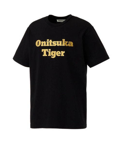 Onitsuka Tiger(オニツカタイガー)の「LOGO TEE / ロゴティー(Tシャツ/カットソー・レディース・ホワイト×ゴールド/ホワイト×シルバー/ブラック×シルバー/ブラック×ゴールド・XS/S/M/L/XL)」の11枚目の写真