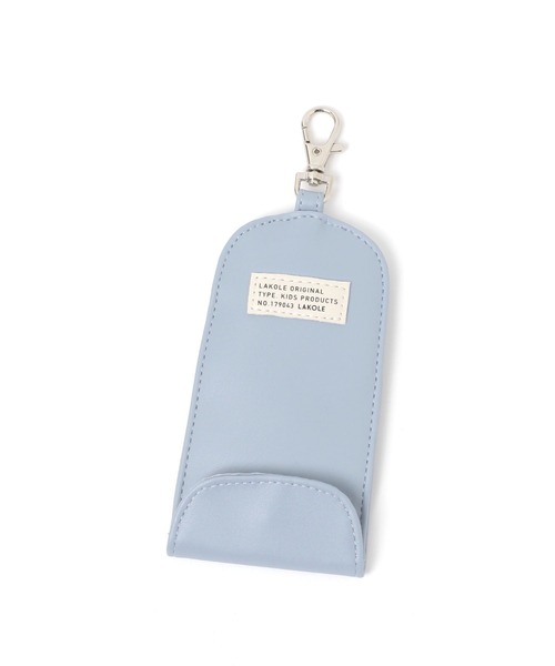 LAKOLE（ラコレ）の「【らこれキッズ】リール付きキーケース / 491029（キーケース/キーアクセサリー・キッズ・ブルー/ピンク/グレー・FREE）」の2枚目の写真