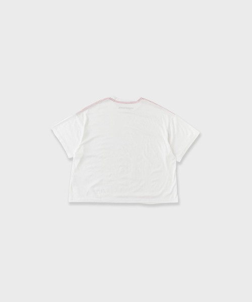 superNova.(スーパーノヴァ)の「superNova. / スーパーノヴァ Big Tee-Lyocell Knit ニットトップス(ニット/セーター・メンズ・ブラック/ホワイト・S)」の3枚目の写真