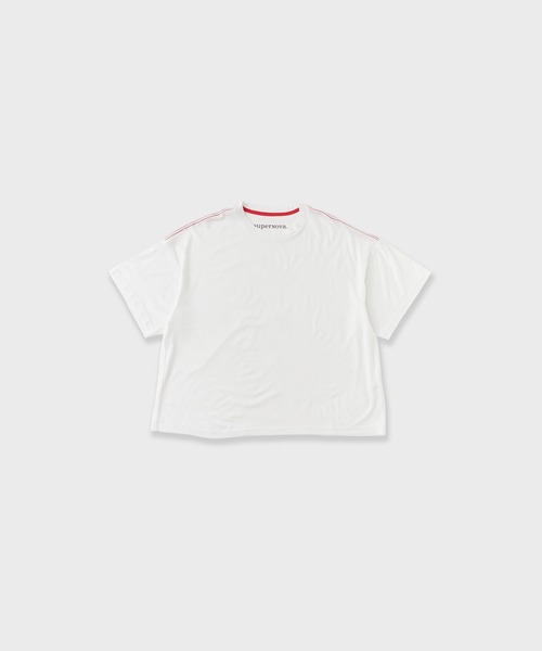 superNova.(スーパーノヴァ)の「superNova. / スーパーノヴァ Big Tee-Lyocell Knit ニットトップス(ニット/セーター・メンズ・ブラック/ホワイト・S)」の10枚目の写真